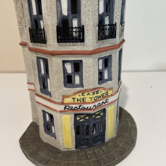 Department 56 Christmas in the City The Tower Cafe Lighted Building 1987 #6512-9 - Picture 6 of 14